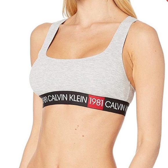 Calvin Klein Other - NWT Calvin Klein 1981 Bold Bralette Stretch Jersey